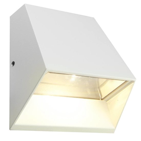 Wandlamp buiten LED 6W grafiet/wit/zilver/roest IP54 125mm hoog