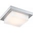 Fantasia Fantasia Quasi Deckenleuchte LED quadratisch silber, 140x140x65mm, IP54, 5W, 3000K warmweiß, 250 Lumen
