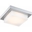 Fantasia Quasi ceiling lamp LED square silver, 140x140x65mm, IP54, 5W, 3000K warm white, 250 lumens