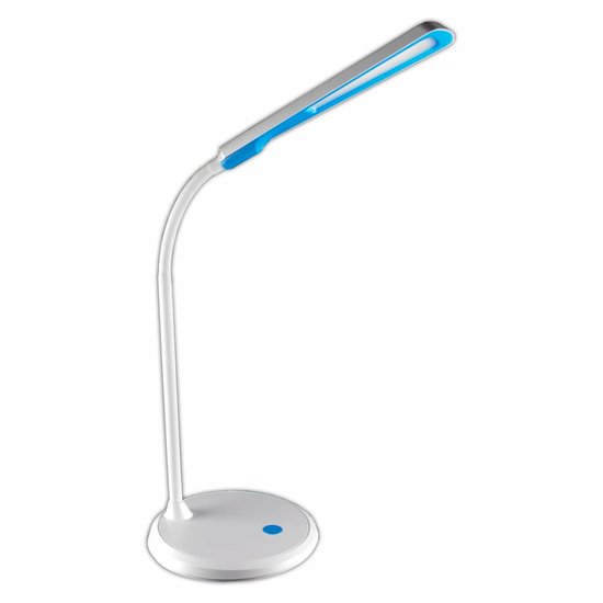 Desk lamp LED foldable 5W LED white-black/blue-white or green-white