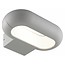 Fantasia Lola aplique exterior LED ovalado grafito, 5W LED, 400 lúmenes, 3000K, IP54, 220x157x56mm