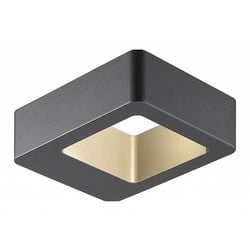 Outdoor wall lamp LED design 5W graphite IP 54 120mm wide