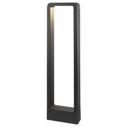 Poteau de jardin design LED graphite 4.5W 1 mètre de haut