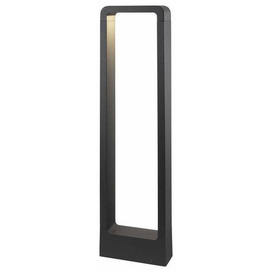 Reno poste de jardín LED 4,5W antracita, 100 cm de alto, 400 lúmenes blanco cálido, IP54 aluminio