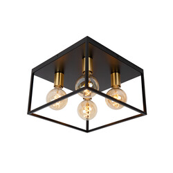 RUBEN - Ceiling Light - 4xE27 - Black
