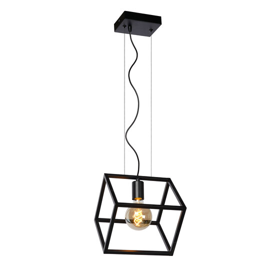 LUCIDE LUCIDE FABIAN - Suspension Noire Élégante pour Intérieur