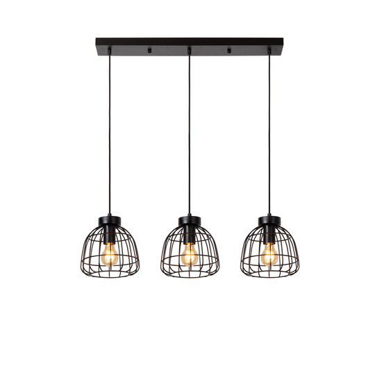 LUCIDE LUCIDE FILOX - Stijlvolle Hanglamp met 3xE27 Fitting