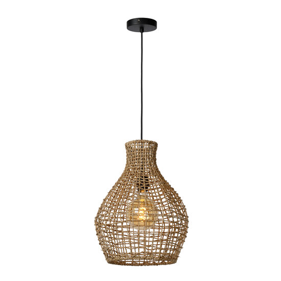 LUCIDE LUCIDE ALBAN - Stylish Rattan Pendant Light