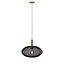 LUCIDE LUCIDE CORINA - Stylish Pendant Light Ø 50 cm in Black