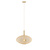 LUCIDE LUCIDE CORINA - Lámpara Colgante - Ø 50 cm - 1xE27 - Beige