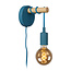 LUCIDE LUCIDE POLA - Wall Lamp for Kids Room in Blue