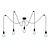 LUCIDE LUCIDE FIX - Suspension - 5xE27 - Noir