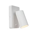 LUCIDE LUCIDE CLUBS - Bedlamp - 1xGU10 - Wit - Perfect for stylish lighting in your bedroom