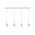 LUCIDE LUCIDE FAVORI - Suspension - 4xGU10 - Blanc