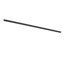 LUCIDE TRACK Afdekplaat/cover- 1-fase Railsysteem / Railverlichting - 1 meter - Zwart (Uitbreiding)