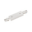 LUCIDE LUCIDE TRACK Startvoeding - 1-fase railsysteem / Railverlichting - Dubbel - Wit (Uitbreiding) - Perfect voor moderne binnenverlichting