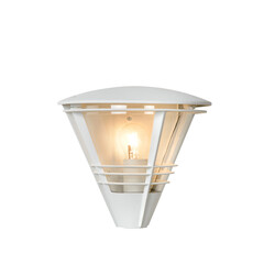 LUCIDE LIVIA - Outdoor Wall Lamp - 1xE27 - IP44 - White
