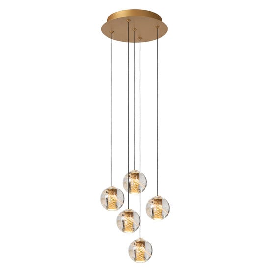 LUCIDE LUCIDE DILENKO - Lámpara colgante LED en oro mate