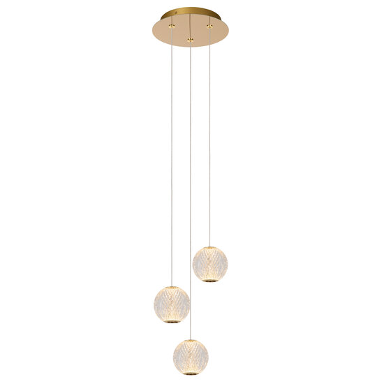 LUCIDE LUCIDE CINTRA - Hanglamp - Ø 25 cm - LED Dimb. - Perfect voor sfeervolle binnenruimtes