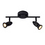 LUCIDE LUCIDE CARO - Stylish Ceiling Spot with 2xGU10 in Black