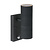 LUCIDE LUCIDE ARNE-LED IR - Aplique Exterior - Ø 6,3 cm - LED - GU10 - 2x5W 2700K - Negro