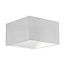 Applique murale Indigo Kava carrée blanche, LED 5W intégrée, 500 lumens, 3000K blanc chaud, up/down, 100x100x70mm