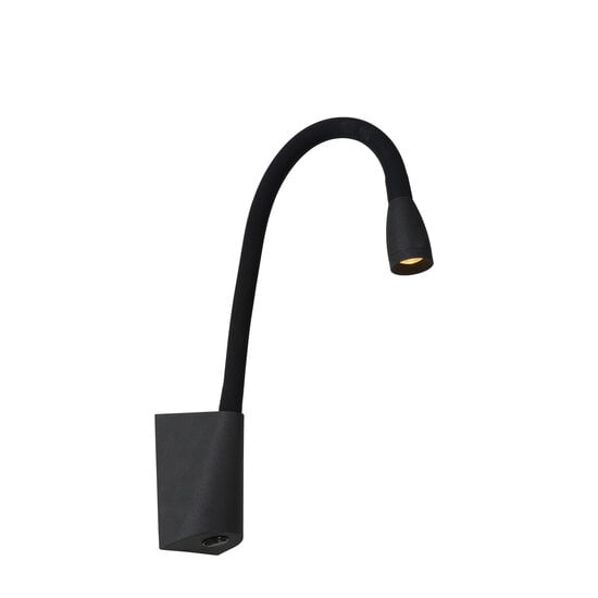 LUCIDE LUCIDE GALEN-LED - Lámpara de Cama LED Elegante en Negro