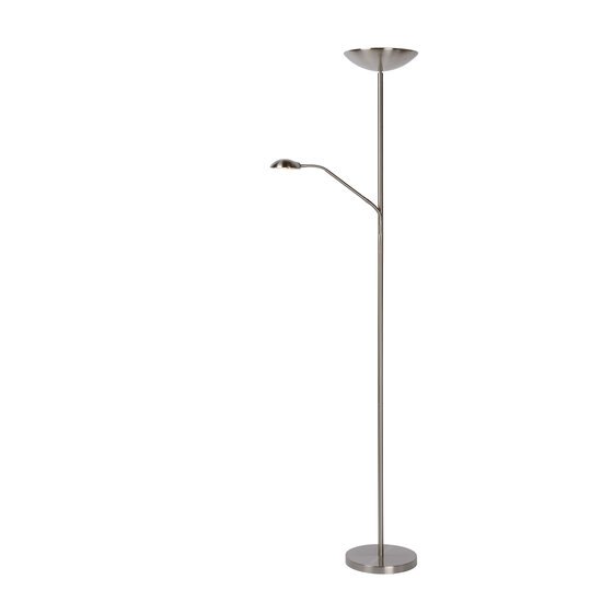 LUCIDE LUCIDE ZENITH - Dimmable LED Reading Lamp with Matte Chrome Finish