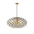 LUCIDE LUCIDE WOLFRAM - Elegante Hanglamp in Mat Goud/Messing