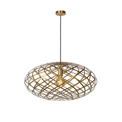 LUCIDE WOLFRAM - Pendelleuchte - Ø 65 cm - 1xE27 - Matt Gold / Messing