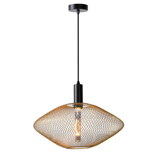 LUCIDE LUCIDE MESH - Elegante Hanglamp in Mat Goud