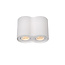 LUCIDE LUCIDE TUBE - Sleek Ceiling Spot with 2xGU10 in White