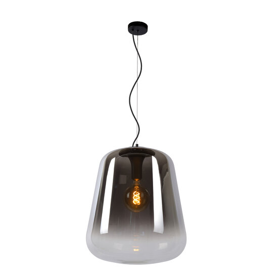 LUCIDE LUCIDE GLORIO - Stylish Pendant Light Ø 45 cm in Black