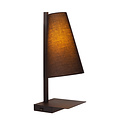 LUCIDE LUCIDE GREGORY - Lampe de chevet - 1xE27 - Avec point de charge USB - Noir - Idéale pour une chambre moderne avec fonction de charge pratique.