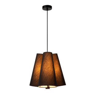LUCIDE GREGORY - Lámpara Colgante - Ø 34,3 cm - 3xE27 - Negra