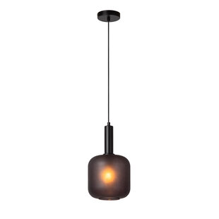 LUCIDE ELOISE - Lámpara Colgante - Ø 21 cm - 1xE27 - Negra
