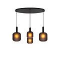 LUCIDE LUCIDE ELOISE - Lámpara Colgante - 4xE27 - Negra - Perfecta para crear un ambiente acogedor en interiores