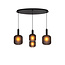 LUCIDE LUCIDE ELOISE - Lámpara Colgante - 4xE27 - Negra - Perfecta para crear un ambiente acogedor en interiores