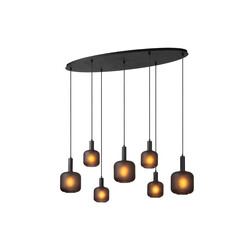 LUCIDE ELOISE - Hanglamp - 7xE27 - Schwarz