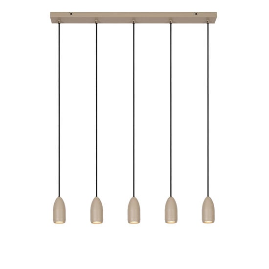 LUCIDE LUCIDE EVORA - Stijlvolle Hanglamp in Taupe