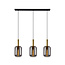 LUCIDE LUCIDE JOANET - Pendant Lamp - 3xE27 - Fumé - Ideal for creating a cozy atmosphere