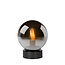 LUCIDE LUCIDE JORIT - Elegant Table Lamp with Fumé Glass