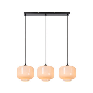 LUCIDE MEDINE - Pendelleuchte - 3xE27 - Opal