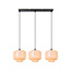 LUCIDE LUCIDE MEDINE - Lámpara Colgante - 3xE27 - Opal - Perfecta para crear un ambiente acogedor en interiores