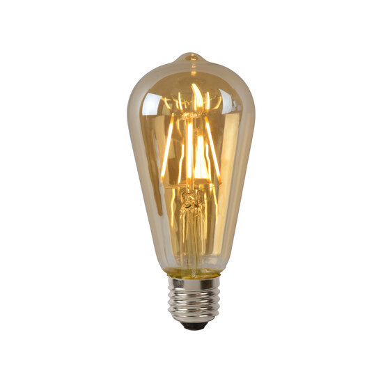 LUCIDE LUCIDE ST64 - Filamentlampe - Dimmbares LED Licht für gemütliche Atmosphäre