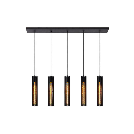 LUCIDE LUCIDE LIONEL - Hanglamp - 5xE27 - Perfect voor sfeervolle binnenverlichting