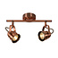 LUCIDE LUCIDE CIGAL - Stylish Copper Ceiling Spot with LED