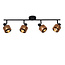 LUCIDE LUCIDE RAFA - Stylish Ceiling Spot with 4xE14 Fitting