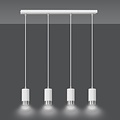 Emibig Emibig FUMIKO 4 Pendant Lamp - Modern design with chrome finish
