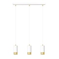 Emibig Emibig FUMIKO 3 WH/GOLD - Lámpara colgante moderna para un ambiente elegante